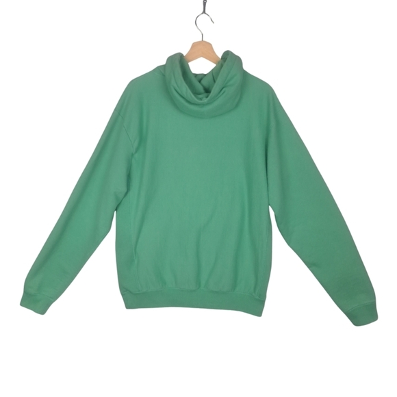 Maison Article Shoe Palace Men's L Oversized Terry Pullover Hoodie Jade - Picture 4 of 14
